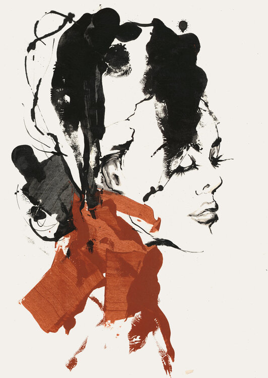 PENSIVE (with Passepartout) Florian Riemerschmid