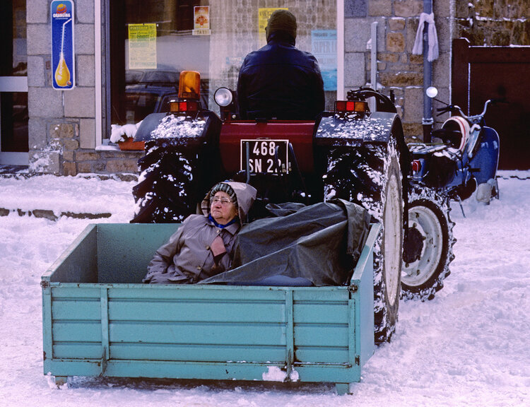 Transport en Bretagne l'hiver / Didier Cormillot
