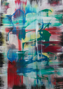 Bear playing with a honey jar Tania Costa