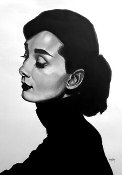 Audrey Hepburn Drawing Adrian Darby