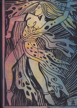 Amazone - Linolschnitt Friedrich Kleinlein