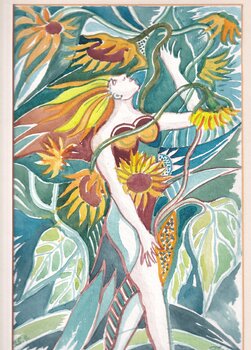 Sonnenblumengirl Friedrich Kleinlein