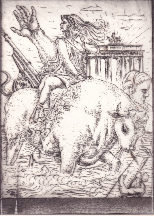 Europa auf dem Stier Friedrich Kleinlein