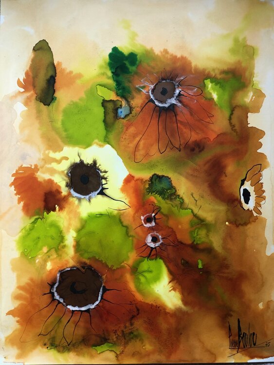 COMPOSITION FLORALE PIERRE BOULOU
