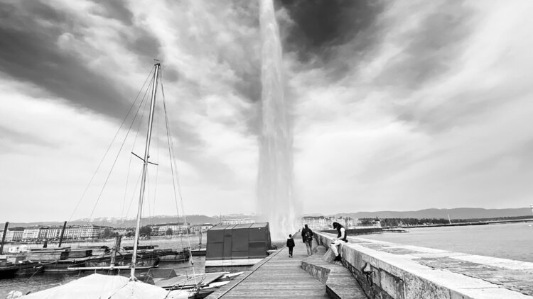Jet d'Eau Fountain Geneva Diana Raycheva